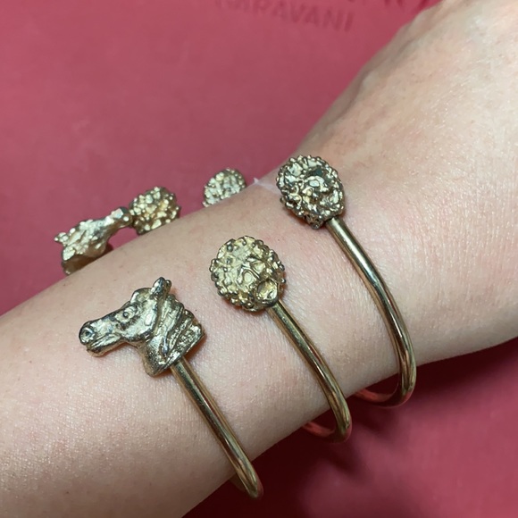 🖤RARE💕3ea POURAT© cuff bracelets - Picture 12 of 15